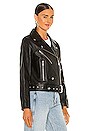 view 3 of 5 Benjamin Moto Jacket in Black