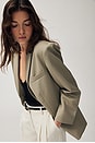 view 1 of 6 Quinn Blazer in Green Khaki