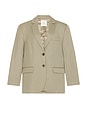 view 5 of 6 Quinn Blazer in Green Khaki