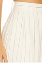 view 6 of 6 Lou Trouser in Cream & Black Stripe