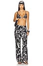 view 5 of 6 Elain Pant in Black Bird Of Paradise