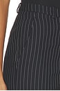 view 7 of 6 Thomas Trouser in Black & White Pinstripe