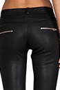 view 6 of 6 Leather Skinny Pant in Black