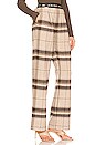 view 2 of 4 Karina Pant in Khaki Plaid