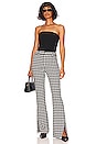 view 4 of 4 Jocelyn Houndstooth Trouser in Black & White