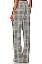view 3 of 4 Carrie Pant in Grey Plaid