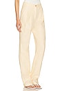 view 2 of 4 Jay Trouser in Light Yellow Linen
