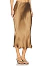 view 2 of 6 Bar Silk Skirt in Sepia