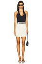 view 5 of 6 Zaire Mini Skirt in Cream