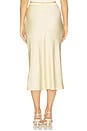 view 4 of 6 Bar Silk Skirt in Butter Yellow