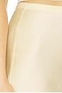 view 6 of 6 Bar Silk Skirt in Butter Yellow