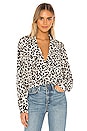 view 1 of 4 Lilah Silk Blouse in Leopard