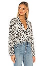 view 2 of 4 Lilah Silk Blouse in Leopard