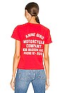 view 3 of 4 Levy Motorcycle Club Tee in Red