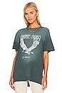 view 2 of 5 Lili Eagle Tee in Emerald Green
