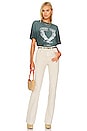 view 5 of 5 Lili Eagle Tee in Emerald Green