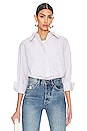 view 1 of 6 CAMISA MIKA in White And Lavender Stripe