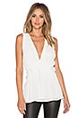 view 1 of 4 Pleated Top in White
