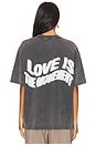 view 4 of 5 KENT LOVE Tシャツ in Washed Black