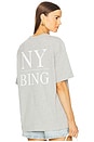 view 1 of 5 Myers Tee Serif Ny in Washed Heather Grey