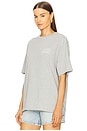view 3 of 5 Myers Tee Serif Ny in Washed Heather Grey