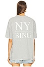 view 4 of 5 Myers Tee Serif Ny in Washed Heather Grey