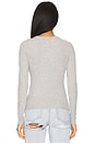 view 3 of 5 Jo Long Sleeve Tee in Heather Grey