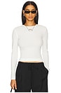 view 1 of 4 Jo Long Sleeve Tee in Off White