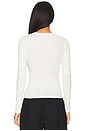 view 3 of 4 Jo Long Sleeve Tee in Off White