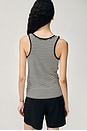 view 3 of 6 Alessia Tank in Cream & Black Stripe