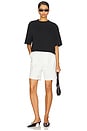 view 4 of 5 Myers Cropped Tee in Black