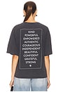 view 4 of 5 Rudy Tee Empowerment in Washed Black