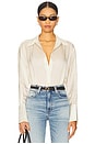 view 1 of 5 Bridget Shirt in Ivory & Black