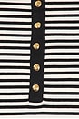 view 5 of 5 Alessia Long Sleeve Tee in Cream & Black Stripe