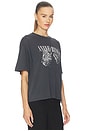 view 2 of 4 Cohen Leopard Tee in Washed Black