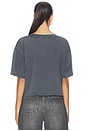 view 3 of 4 Johnny Cropped Tee in Washed Black