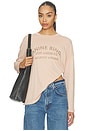 view 1 of 4 Ivan Long Sleeve Melrose Stencil in Pink