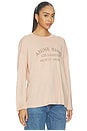 view 2 of 4 Ivan Long Sleeve Melrose Stencil in Pink