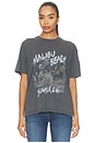 view 2 of 5 Cade Tee Surfer Black Blue in Washed Black