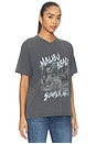 view 3 of 5 Cade Tee Surfer Black Blue in Washed Black