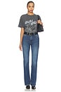 view 5 of 5 Cade Tee Surfer Black Blue in Washed Black