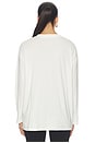 view 3 of 4 Ivan Long Sleeve New York Stencil in Ivory