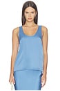 view 1 of 4 Lea Top in Storm Blue