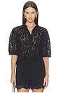 view 1 of 4 Shayna Top in Black Lace