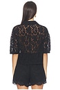 view 4 of 4 Shayna Top in Black Lace