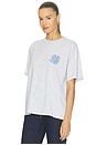 view 4 of 4 Cade Tee Wave in Heather Grey