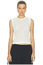 view 1 of 5 Moni Crop Tank in White