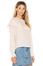 view 2 of 4 Linen Ruffle Top in Blush