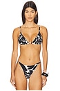 view 1 of 4 Bellamy Bikini Top in Black Bird Of Paradise