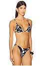 view 2 of 4 Bellamy Bikini Top in Black Bird Of Paradise